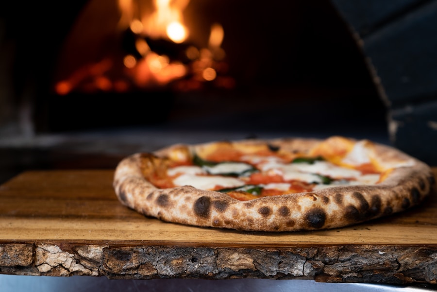 Wood oven pizza
